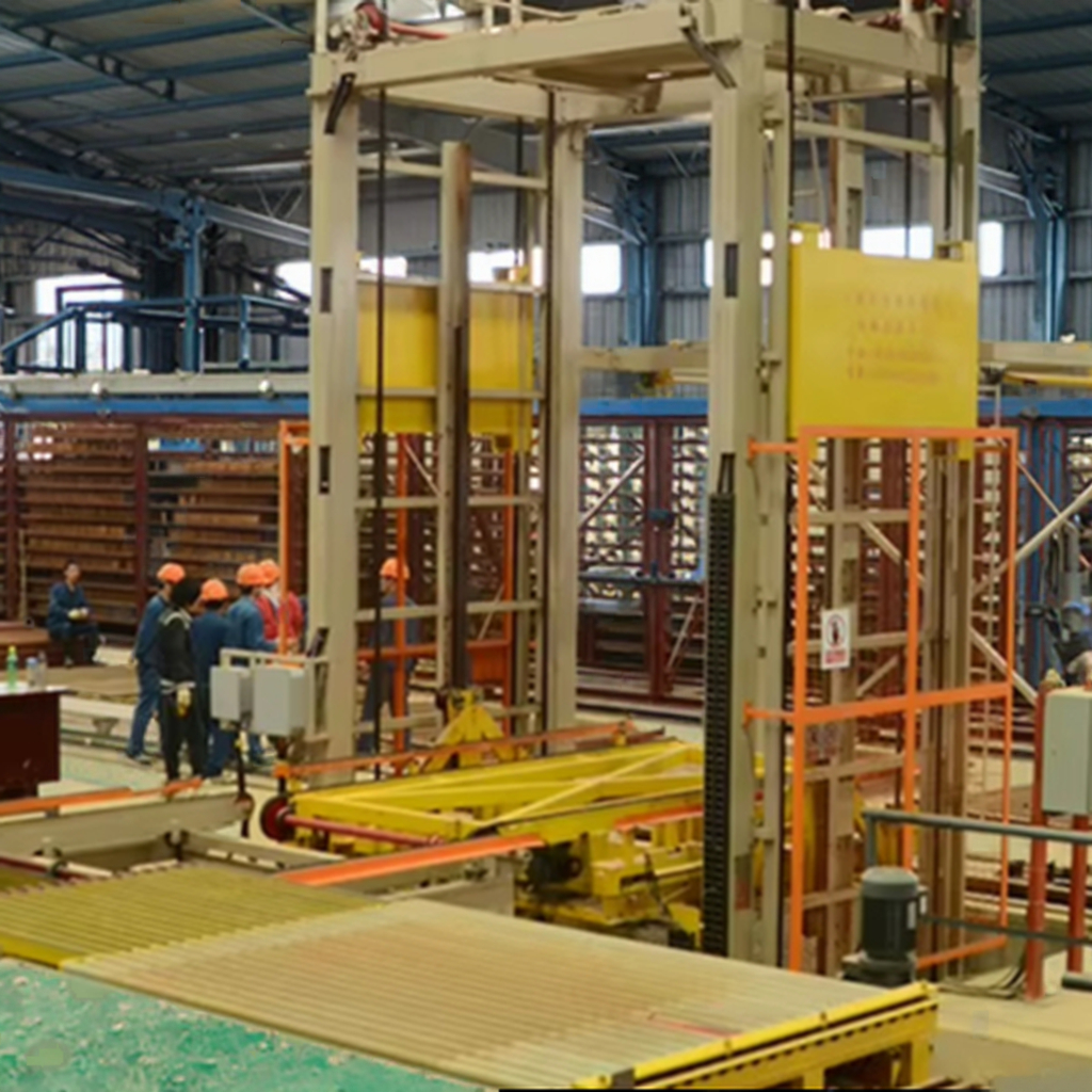 Brick Green Body Loading and Unloading System