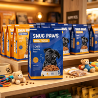 Impression de forme personnalisée, faible MOQ, emballage unique, pochette imprimée pour chien, sacs d'emballage pour aliments pour animaux de compagnie résistants