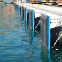 Panneau de défense de quai extra large en UHMWPE, panneau en plastique marin anti-corrosion sur mesure pour ports commerciaux