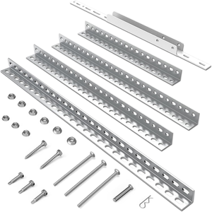 Offre Spéciale – Barre d'angle en métal galvanisé et acier inoxydable pour support d'étagère de stockage en entrepôt - Product Image 1