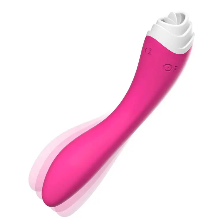 Custom Adult Sex Toy Oplaadbare Pleasure Silicone Tong Likken G Spot Pussy Zuigen Dildo Vibrator Voor Vrouwen