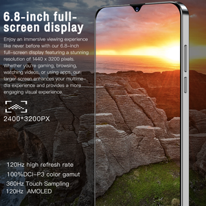 5G Reno <span class=keywords><strong>9</strong></span> Proสมาร์ทโฟน10คอร์6.8นิ้วเต็มหน้าจอ48mp + 72mpกล้องโทรศัพท์มือถือ6800MAh 16GB + 1T Dual SIM Androidโทรศัพท์มือถือ - Product Image 3