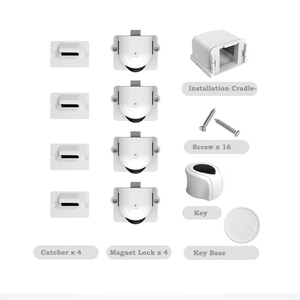 Baby Proof Latches Magnetic Lock Child Safety For Drawers and Cabinets