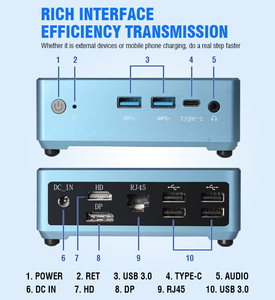 Sharerdp Nieuwste Computerprocessor Els Meer-N I3 N305 Hexa Core Ddr4 Ddr5 8Gb Ram Dual Ethernet Mini Pc <span class=keywords><strong>Computer</strong></span> Desktop - Product Image 5