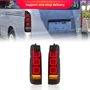2005-2018 for Hiace Full <b>LED</b> Tail <b>Light</b> Assembly With Flowing Turn Signal New Condition <b>Red</b> Lens 12V Voltage for Hiace 05-18' Re - Product Image 5