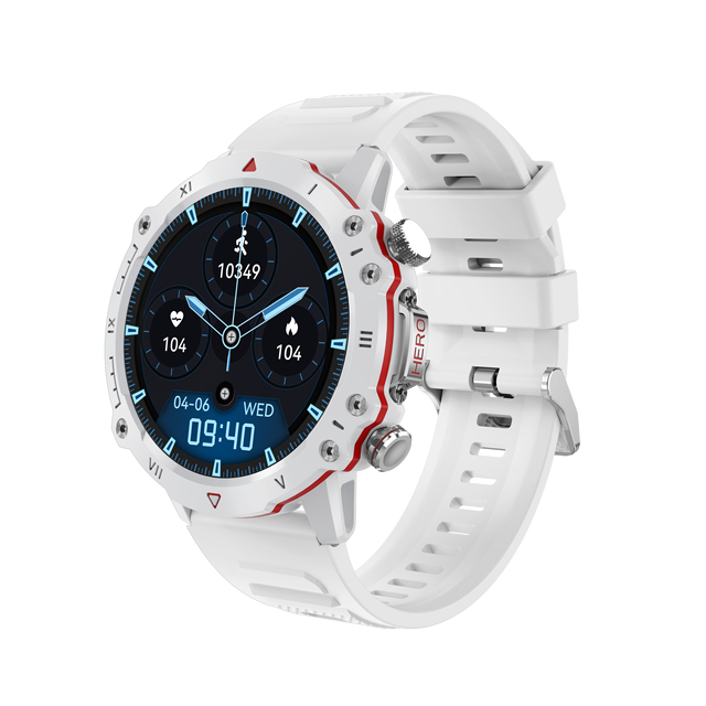 Military Inspired D12 SMART WATCH Unique Private Mold Metal Craft Monitor 114 Sports Modes Global Language Support