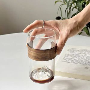 Taza de vidrio transparente de borosilicato de alta resistencia a la temperatura, taza de té de una sola capa para oficina, juego de tazas de té para el hogar. - Product Image 4
