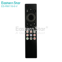 Control Remoto ES-RM116-6-V a Precio de Fábrica para el Nuevo Google Chromecast 4k TV, Decodificador con Google Voice, Smart TV G9N9N, Control por Voz BT IR