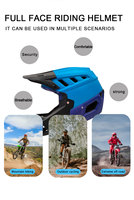 Nouveau casque intégral de descente certifié CE CPSC vente en gros casque de vélo OEM casque intégral de vélo Enduro