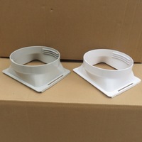 Accessoire pour climatiseur mobile, conduit d'évacuation, connecteur à embout plat, adaptateur de sortie carré de 15 cm de diamètre, Zhejiang