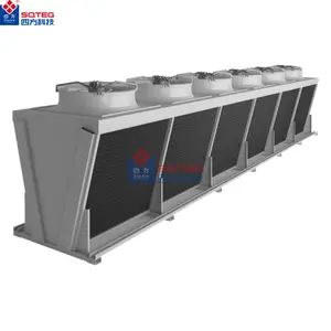 SQUARE high quality tube fin heat exchanger air cooler evaporator condenser for cold storage room