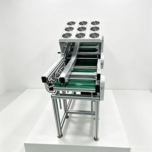 Déchargeur automatique de cartes PCB Morel UB-350-N, convoyeur de refroidissement pour soudure à la vague, transfert de précision sans soudure, intégration de ligne de production SMT DIP - Product Image 6