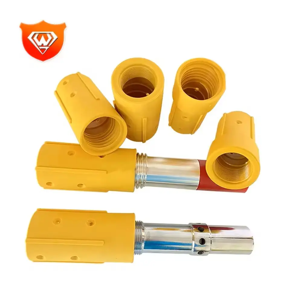 Libération Offre Spéciale 80mm siège de buse de nettoyage de sablage en nylon jaune connexion rapide connecteur camlock 400