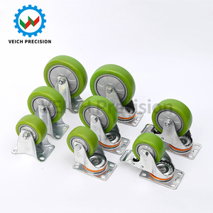 3/<strong>4</strong>/<strong>5</strong> <strong>Inch</strong> Furniture Caster Soft Rubber Universal Wheel Swivel Caster Roller Wheel for Platform <strong>Trolley</strong> Accessories - Product Image 3
