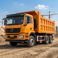 Camion benne Shacman F3000 6x4 d'occasion de qualité supérieure, moteur 371 CV, pour projets miniers, à vendre