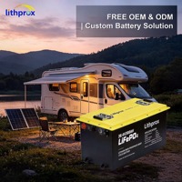 Batterie LiFePO4 Chauffée 38.4V 300AH 10KW Grade A 6000+ Cycles Cycle Profond RV Bluetooth Smart BMS Terminal M8 CE RoHS IP67 OEM ODM
