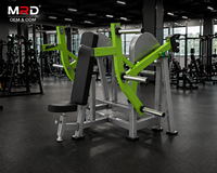 Máquina de entrenamiento de hombros con plataforma plana serie PM, uso comercial, ajustable, de alta resistencia, ecológica, para equipos de entrenamiento de gimnasio