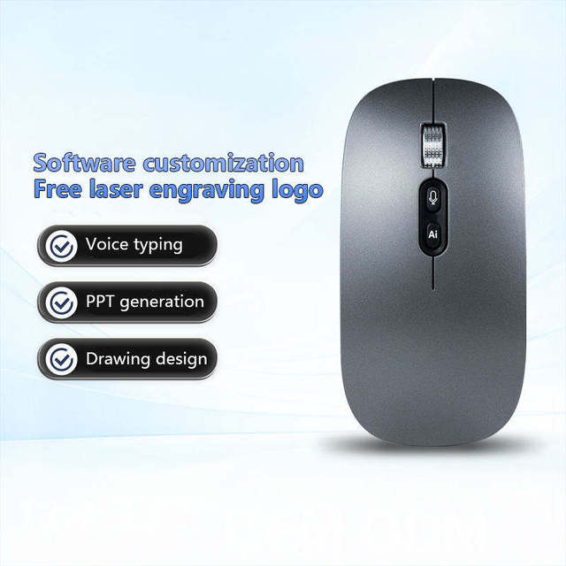 Smart Voice AI Mouse Multi Language Translation Precise Recognition for Intelligent Office Communication
