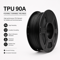 Filament TPU LONQI, hautement élastique et flexible, matériau pour imprimante 3D, filament TPU 90A, 1,75 mm, 1 kg, filament pour imprimante 3D