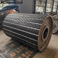 DIN Urethan-Kohlenstoffstahl Industrielle Förderbandrolle für Kraftwerke