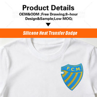 Étiquettes thermocollantes en silicone, Patchs de transfert thermique en silicone Tatami, Étiquettes de tension pour vêtements, Badges personnalisés, Autocollants en vinyle