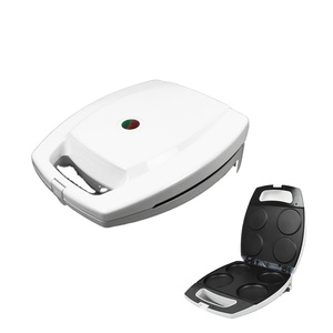 Plancha Eléctrica de Aluminio de 4 Agujeros para Donuts, Pasteles y Aperitivos, con Superficie Antiadherente, Máquina para Hacer 4 Rebanadas de Arepas y Sándwiches - Product Image 6