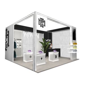 Professional High-End Custom Size Wooden Tradeshow Exhibition Booth with Dye Sublimation Printing Quick <strong>Setup</strong> &amp; Modular Design - Product Image 2