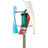 Éolienne 1000w 2000W Moulin à vent à axe vertical Maglev Générateur de tension d'usine 24V avec contrôleur de charge hybride pour un usage domestique