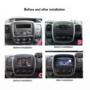 9 pouces 2 Din écran tactile voiture vidéo Dvd lecteur Gps Navigation multimédia Android Radio lecteur pour Renault Trafic Vivaro <span class=keywords><strong>2015</strong></span> - Product Image 3