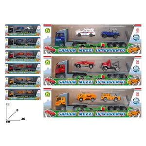 MAZZEO GIOCATTOLI Camión de Intervención de Metal Fundido a Presión, Vehículo de Rescate a Escala 1:36, 36 cm, con Control de Fricción, para Niños de 3+ Años - Product Image 1