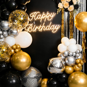 Ballon chromé glamour de 10 pouces, idéal pour les fêtes d'anniversaire, vente en gros, pour la décoration de fêtes d'anniversaire en vrac - Product Image 3