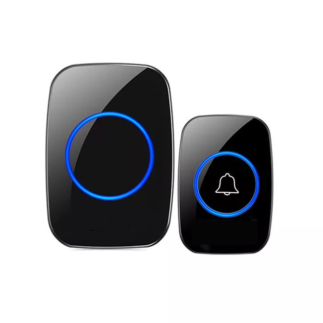 300m Long Range Wireless 433mhz Door Bell Kit with 1 2 3 Receivers UK EU US Plug Smart Home Chime Waterproof Welcome DoorBell