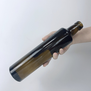 Vente en gros pas cher bouteille ronde vide vert foncé de 200ml bouteille d'huile d'olive <span class=keywords><strong>250</strong></span> ml 500ml 700ml - Product Image 3
