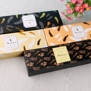 Stampa personalizzata torta di caramelle scatola di biscotti Set sacchetto di imballaggio scatole di cartelle Logo per uso alimentare scatola di carta all'ingrosso basso MOQ dolce - Product Image 3