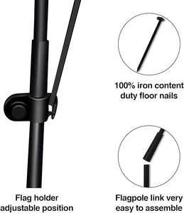 Оптовая продажа, пляжные флаги всех форм, лучшие продажи, уличные флаги, поддержка пользовательских логотипов/Дизайнерские рекламные флажки на заказ - Product Image 2