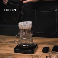 DiFluid BCS Professional Grade Digital Coffee Refractometer ±0.02% TDS Accuracy Ti Smart Espresso Scale with CoffeeOS App Sync