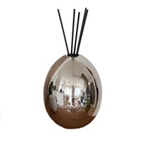 Diffuseur d'arômes en céramique de luxe haut de gamme en forme d'œuf avec parfum de niche et technologie sans feu pour la chambre à coucher, la salle de bain, purificateur d'air
