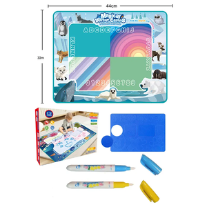 高品质魔术水涂鸦垫书写绘画游戏水帆布垫可重复使用儿童绘画套装 - Product Image 1