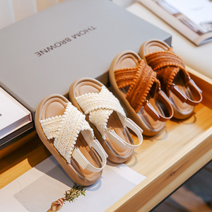 Sandali da spiaggia per bambine scarpe Casual per bambini nuove estive alla moda scarpe per bambini - Product Image 2