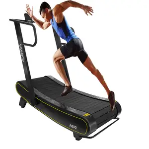 Gebogenes Laufband & Air Runner Curve-Trainings gerät Einfacher Transport Energie sparende Fitness für den privaten und gewerblichen Gebrauch