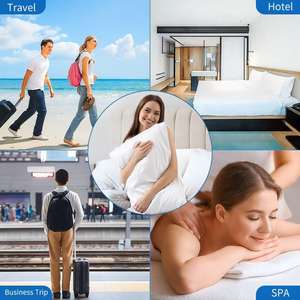 Hotelqualität Einweg-Bettwäsche aus Vliesstoff, 4-teilig, verdickt, wasserdicht, reißfest, für frequentierte Gästezimmer, Großpackung OEM - Product Image 4