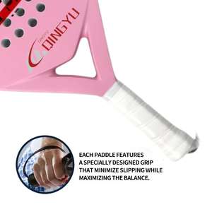 Raquettes de <span class=keywords><strong>padel</strong></span> en diamant personnalisées, en fibre de carbone 18K, portables, légères, raquettes de tennis avec poignée en carbone - Product Image 5