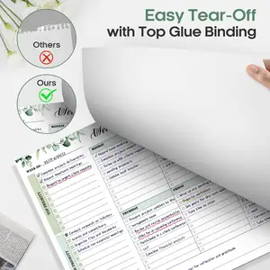 Tùy Chỉnh Nhỏ Gọn Bố Trí Từ Notepad Khô Xóa Nam Châm Để Làm Danh Sách Cho Ghi Âm