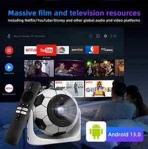 Productos de Tendencia 2026, Proyector Inteligente JY360 Estilo Fútbol, Proyector de Video <span class=keywords><strong>4k</strong></span>, Proyector de Datos con Wifi Android <span class=keywords><strong>4k</strong></span>, Cine en Casa - Product Image 3