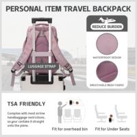 Mochila para Portátil de Viaje de Negocios OEM de 40*25*20cm con Puerto de Carga USB, Oxford Impermeable, Logotipo Personalizado, Compresión al Vacío