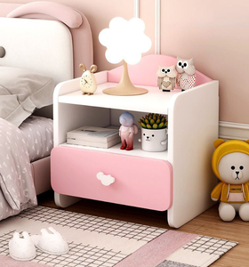 <span class=keywords><strong>Comodino</strong></span> Carino <span class=keywords><strong>per</strong></span> la Camera dei Bambini. <span class=keywords><strong>Comodino</strong></span> Moderno e Semplice con Mini Armadietto Portaoggetti - Product Image 2