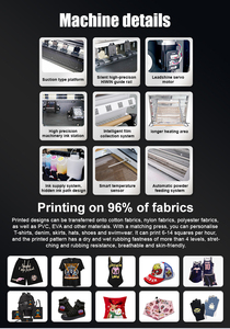 Impresora Industrial DTF <span class=keywords><strong>UV</strong></span> Tecnología de impresión de película directa Mejor sublimación para camisetas personalizadas Ropa deportiva Precio competitivo - Product Image 2