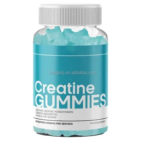 Nhãn hiệu riêng thuần chay tinh khiết Creatine Monohydrate bột di động techwholesale OEM creatin monohydrat Creatine Gummies