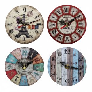 Tokyo Living angolare artigianale circolare orologio da parete Interior Design inglese - Product Image 1