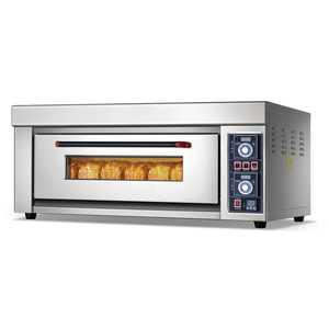 Thương mại hai tầng Lò nướng điện cho bánh pizza bánh mì tráng miệng thanh ăn nhẹ kích thước lớn cho bánh công nghiệp mới làm ngô - Product Image 2